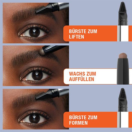Anwendungsbeispiel des Tattoo Brow Lift