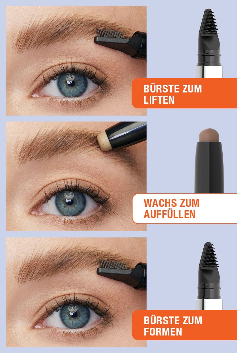 Anwendungsbeispiel des Tattoo Brow Lift