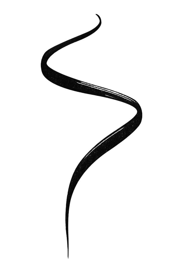 Texturbild Eyeliner Liner Master Express Schwarz von Maybelline New York