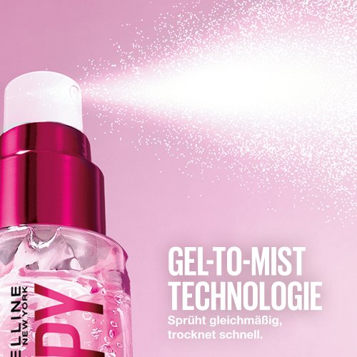 Nahaufnahme des Sprühkopfes des Grippy Serum Mitss beim Abgeben eines feinen Nebels