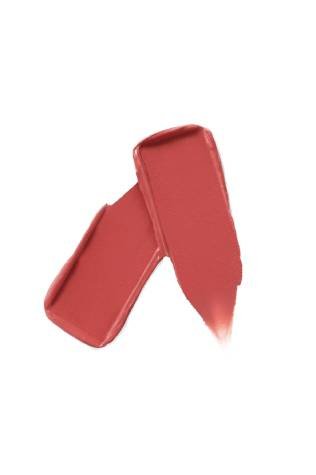 Un rouge à lèvres Serum Lipstick de Maybelline New York ouvert, capot retiré, présenté sur un fond blanc.
