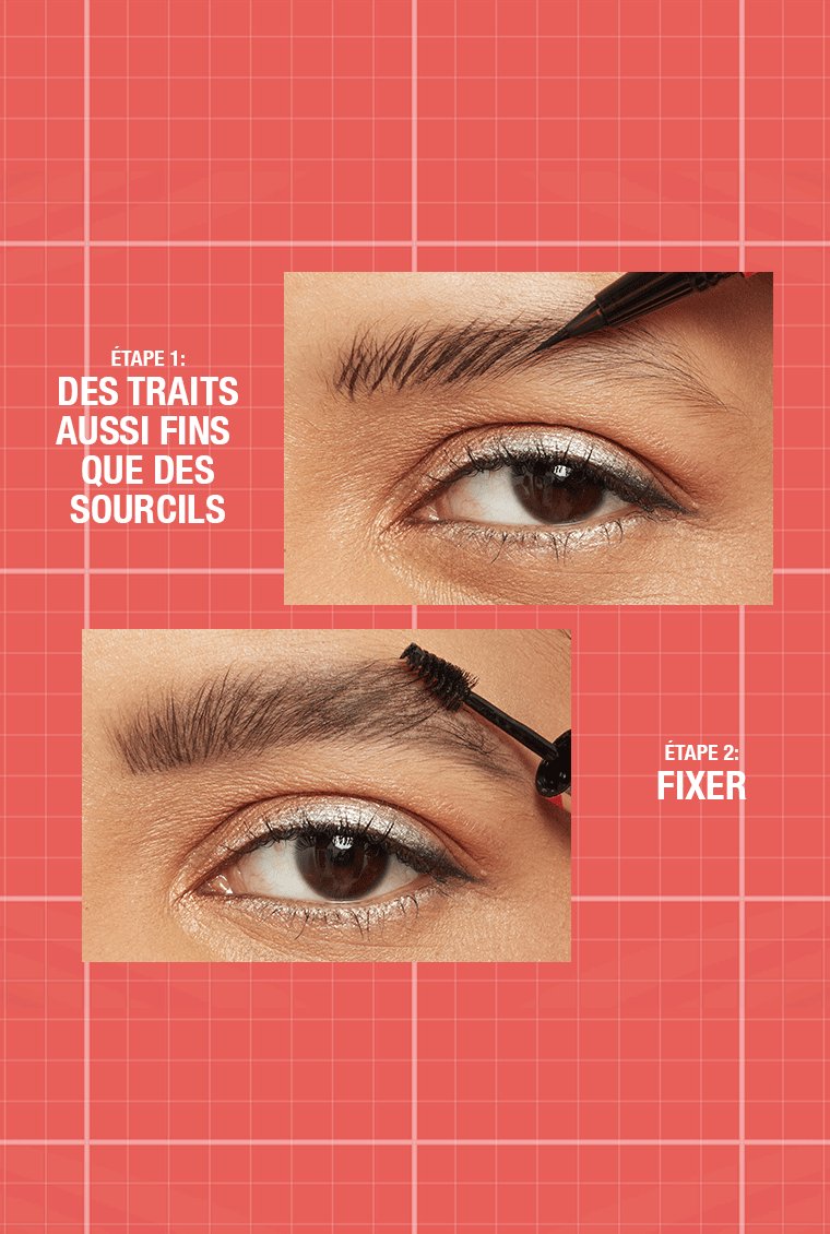 Utilisation du crayon à sourcils Build-A-Brow de Maybelline New York