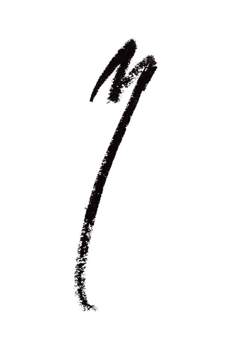 Texturabbildung des Expressions Kajal Eyeliner in Black von Maybelline New York