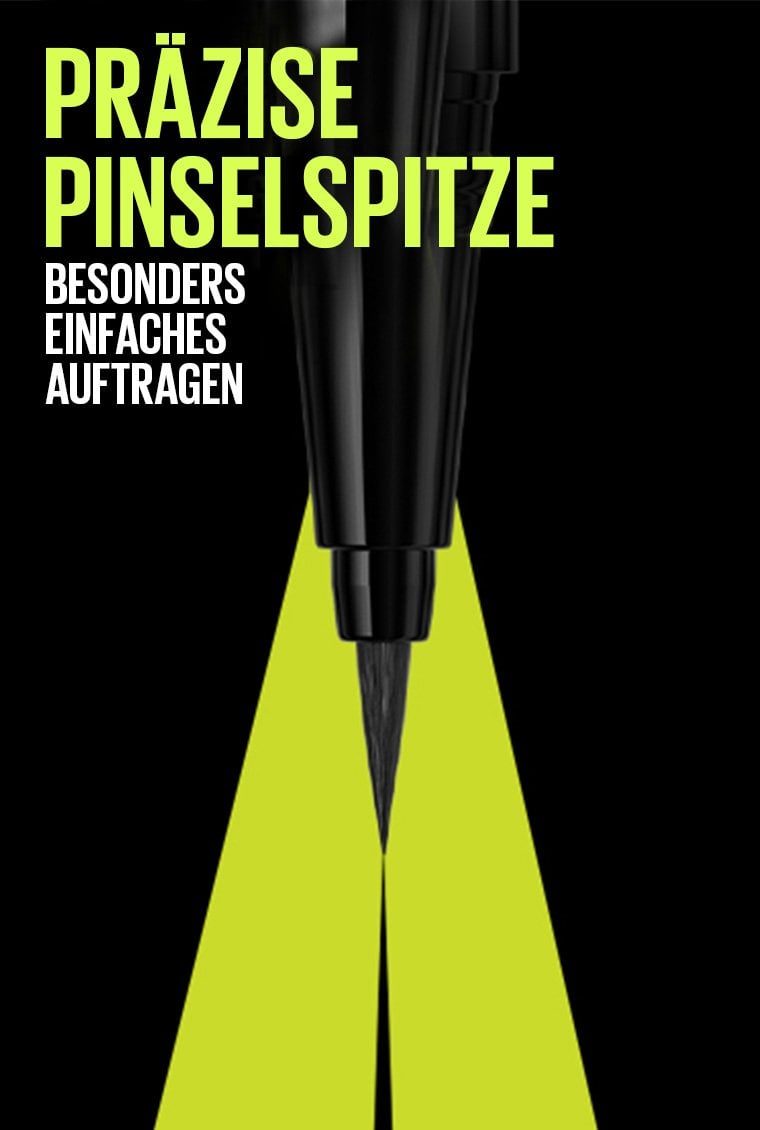 Vorteile des Tattoo Liner Ink Pen in Black von Maybelline New York
