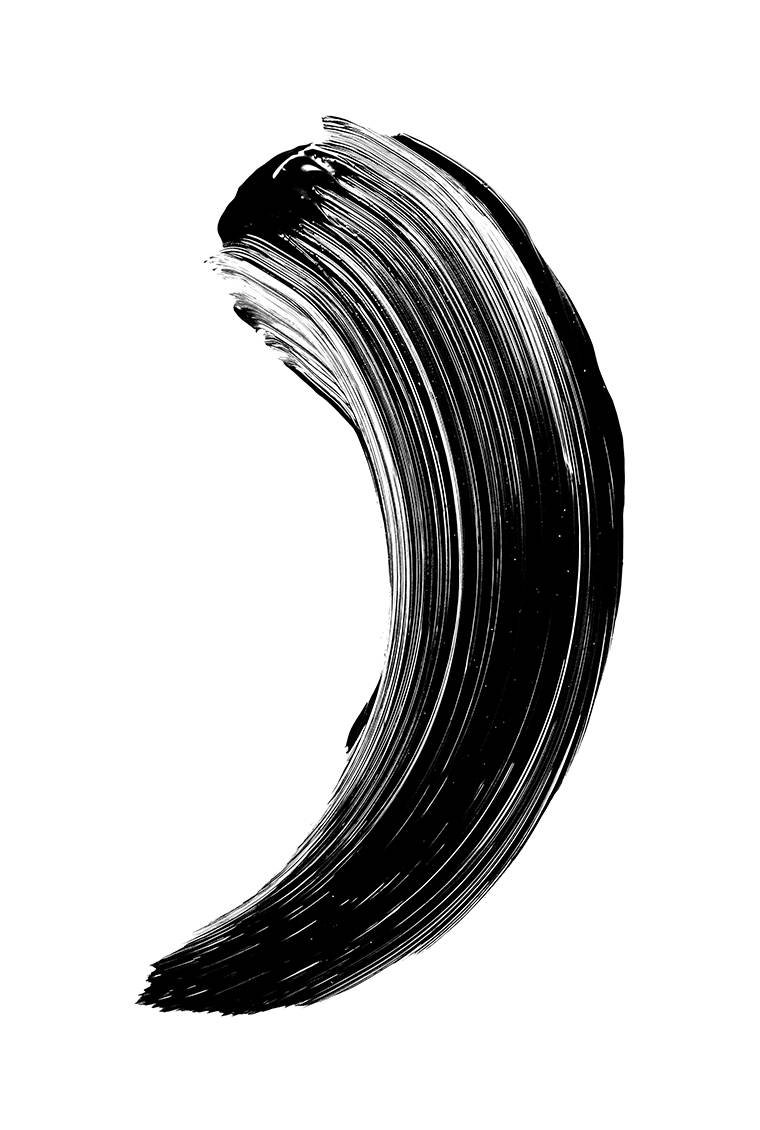 Texturabbildung der Colossal 36h Mascara in Black von Maybelline New York