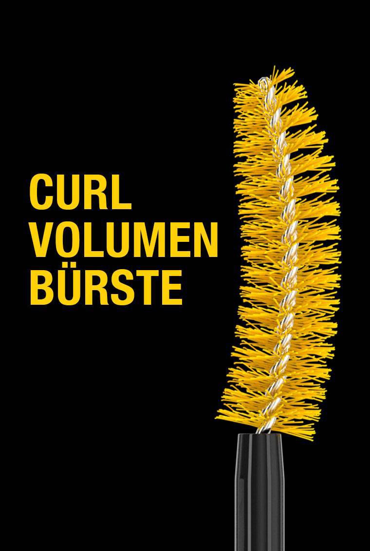 Produktabbildung der Colossal Curl Bounce Mascara in Very Black von Maybelline New York