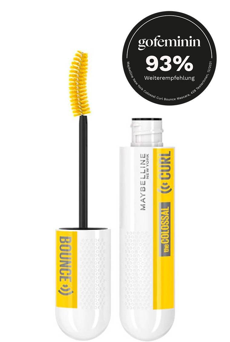 Produktabbildung der Colossal Curl Bounce Mascara in Very Black von Maybelline New York