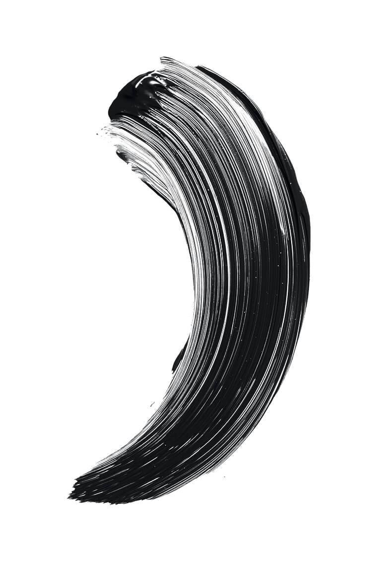Texturabbildung der Volum' Express Mascara in Black von Maybelline New York