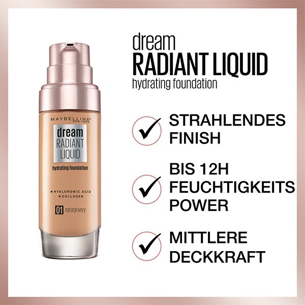 Dream Radiant Liquid Foundation Multi Image 1