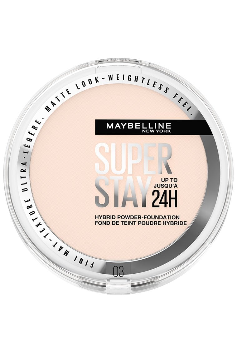 Produktabbildung des Super Stay 2-in-1 Hybrides Puder Make-Up in 03 von Maybelline New York