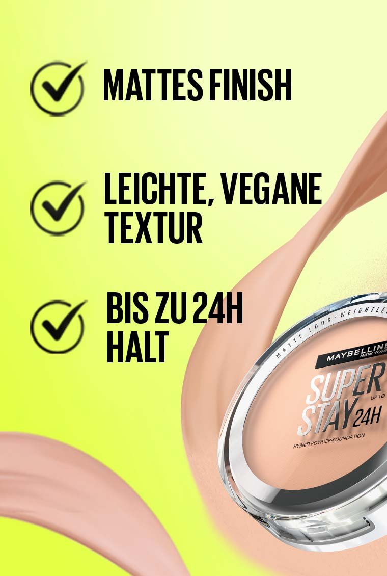 Produkt Information zum Super Stay 2-in-1 Hybrides Puder Make-Up von Maybelline New York