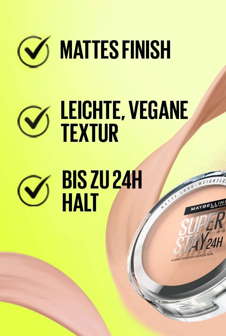 Produkt Information zum Super Stay 2-in-1 Hybrides Puder Make-Up von Maybelline New York
